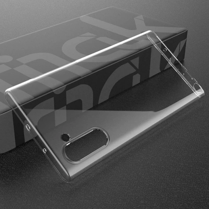Nevamel Ally Samsung Galaxy Note 10 Ultra Slim Fit Şeffaf Silikon Kılıf-(5775)