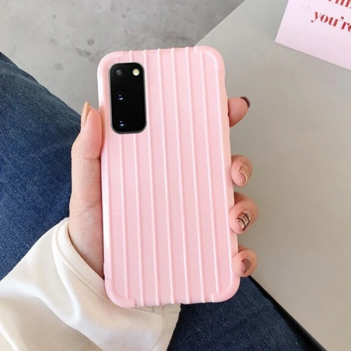 Nevamel Ally Samsung Galaxy S20 Trunk Lines ince Soft Silikon Kılıf-(5775)