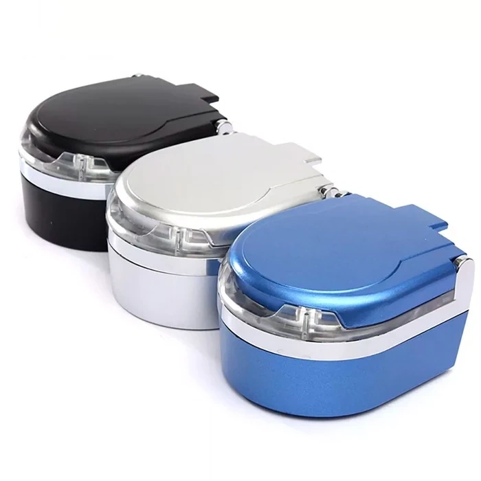 Nevamel Ally SD-1201 Led Işıklı Kapaklı Araç Küllük Oto Araba Kül Tablası-(5775)