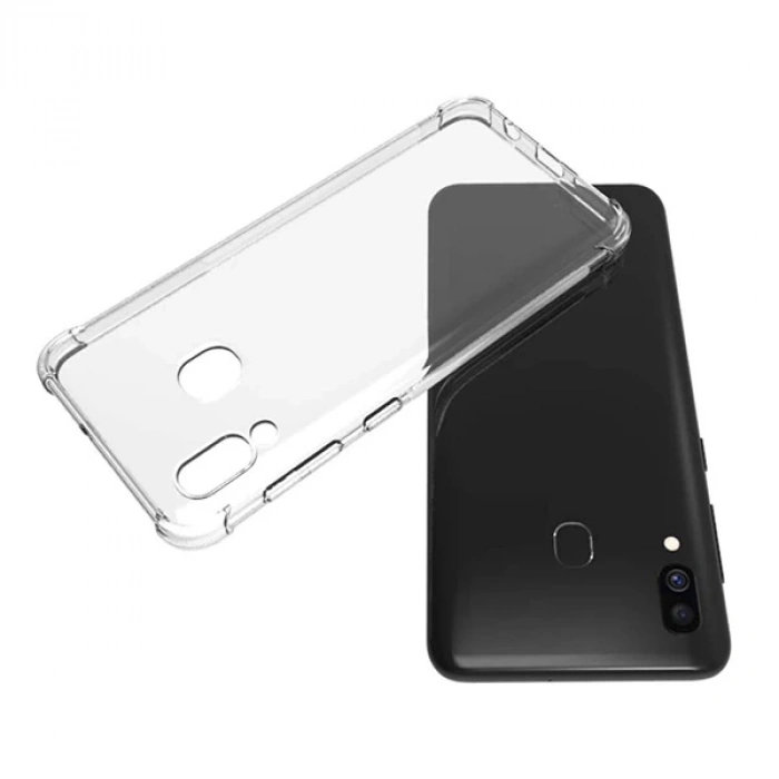 Nevamel Ally Sm Galaxy A20/A30 Anti-Drop Darbe Emici Silikon Kılıf-(5775)