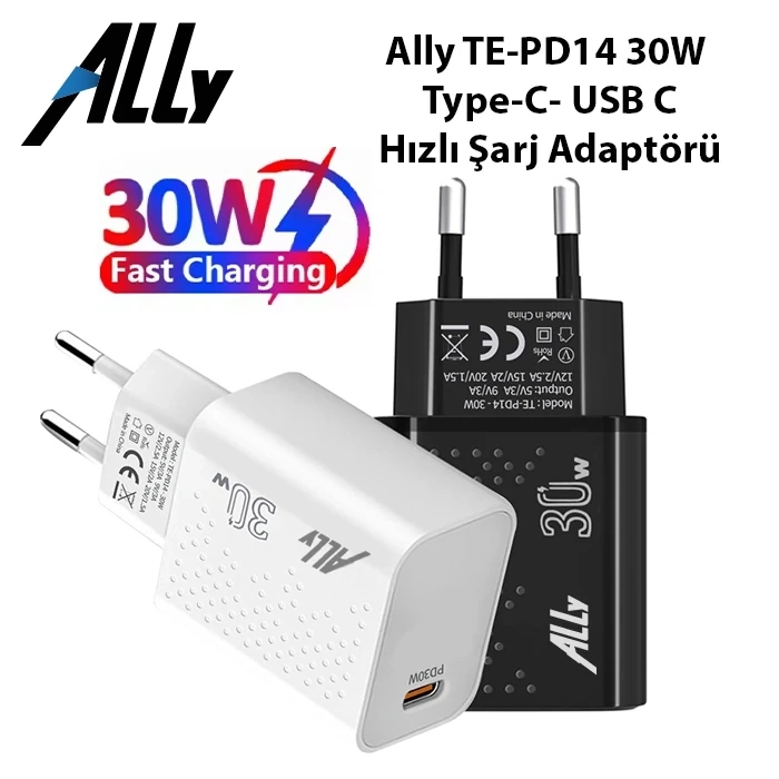 Nevamel Ally TE-PD14 30W Type-C- USB C Hızlı Şarj Adaptörü-(5775)