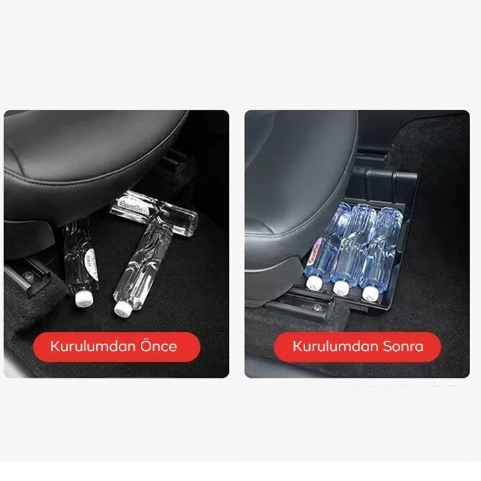 Nevamel Ally Tesla model Y koltuk altı saklama kutusu-(5775)