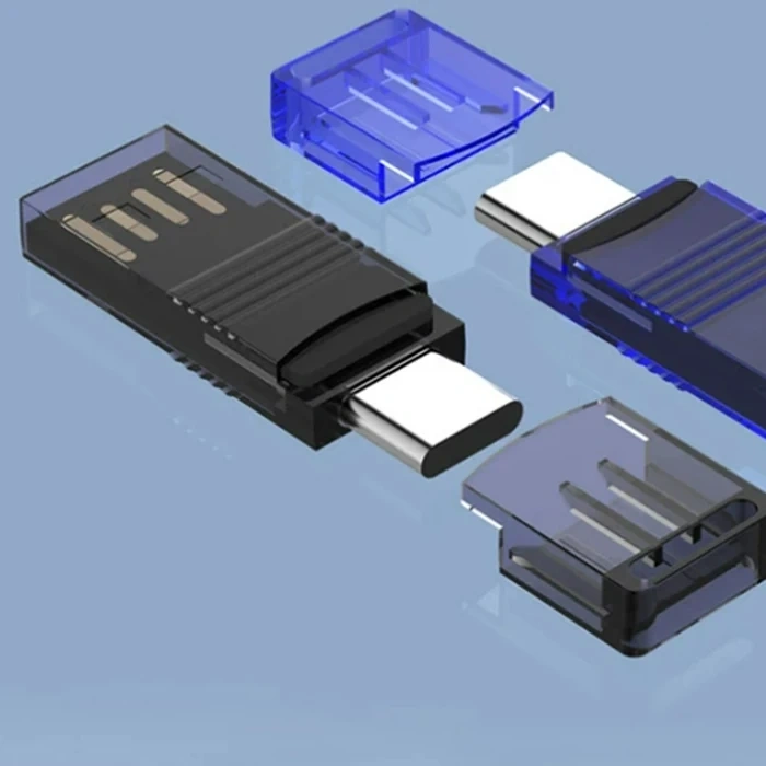 Nevamel ALLY Type-c Usb C Micro TF Kart Okuyucu - Telefon Tablet Pc-Laptop Bellek Kart Okuyucu-(5775)