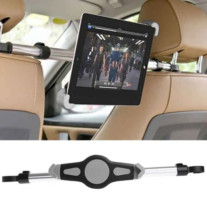 Nevamel Ally Universal Araç Arka Koltuk Metal Tablet Telefon Tutucu-(5775)