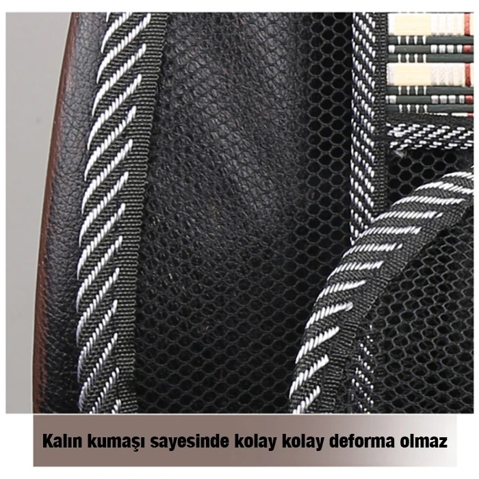 Nevamel Ally Universal Bambu Araba Nefes Alabilen Koltuk Bel Minderi-(5775)