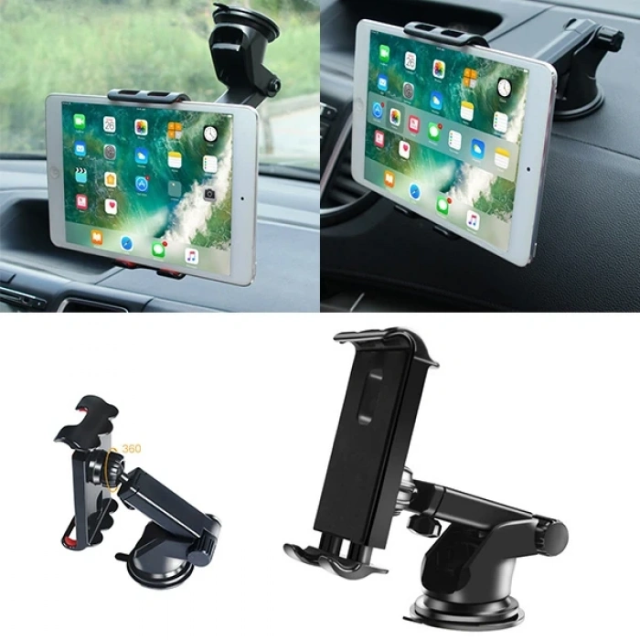 Nevamel ALLY Vantuzlu Torpido Üstü Teleskopik Araç Tablet Telefon Tutucu-(5775)