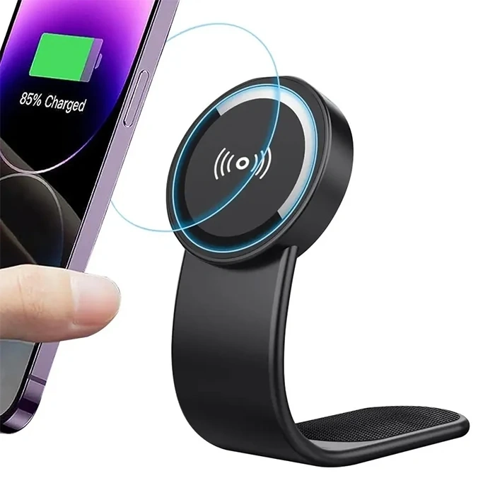 Nevamel Ally WH-160 Araç Torpido Üstü Katlanabilir Manyetik Kablosuz Şarjlı Telefon Tutucu-(5775)