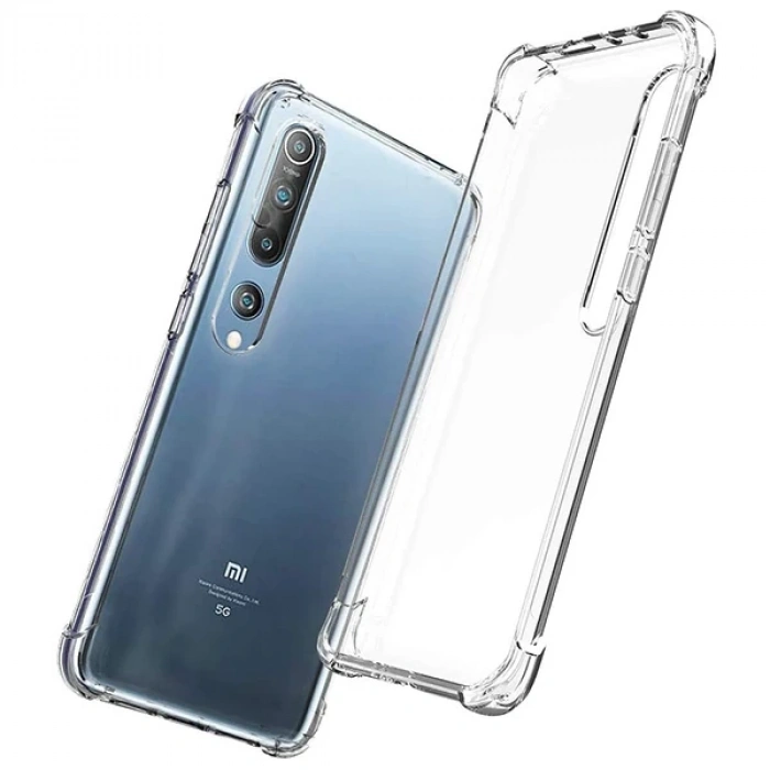 Nevamel Ally Xiaomi Mi 10/10 Pro Anti-Drop Darbe Emici Silikon Kılıf-(5775)