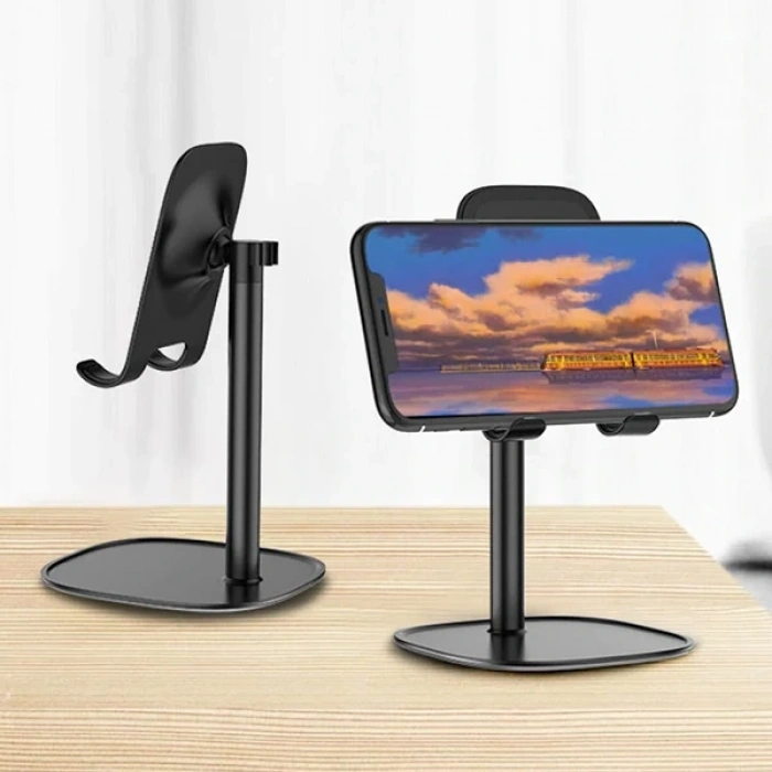 Nevamel ALLY ZM-12 Metal Cep Telefonu Ve Tablet Masaüstü Tutucu Stand-(5775)