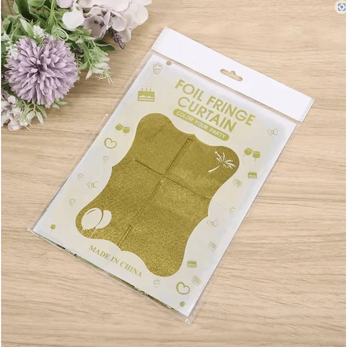 Nevamel Altın Gold Renk Fon Perde Dekor