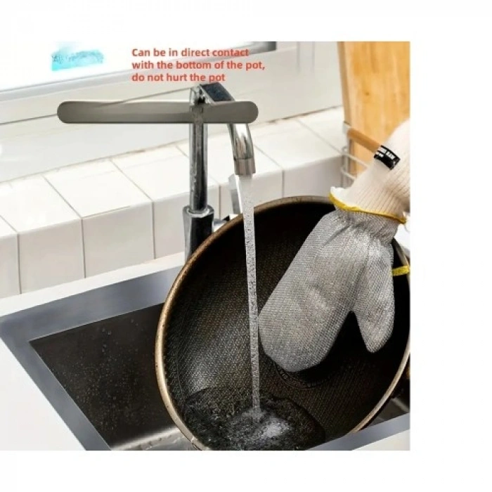 Nevamel Alüminyum Folyo Yüzeyli Çok Amaçlı Bulaşık ve Fırın Eldiveni