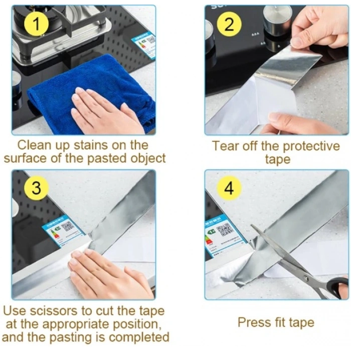 Nevamel Alüminyum Su Sızdırmaz Yanmaz Bant