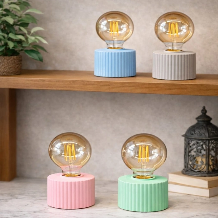 Nevamel® Ampul Tasarımlı Retro Masa Lambası