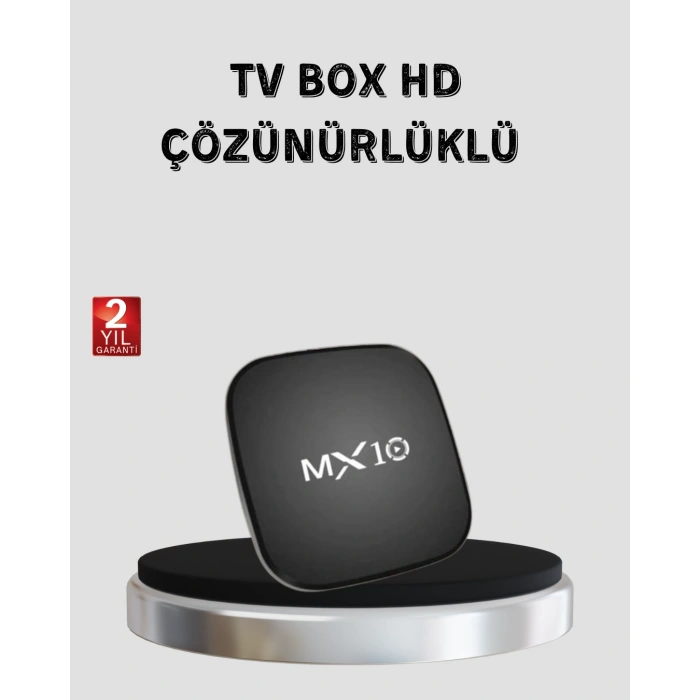 Nevamel Android 4K TV Box – Wi-Fi Bluetooth Dolby Ses 60 FPS Ultra HD