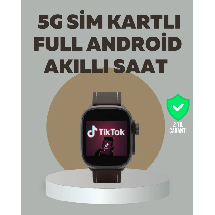 Nevamel® Android Akıllı Saat 5G Destekli Uygulama İndirme