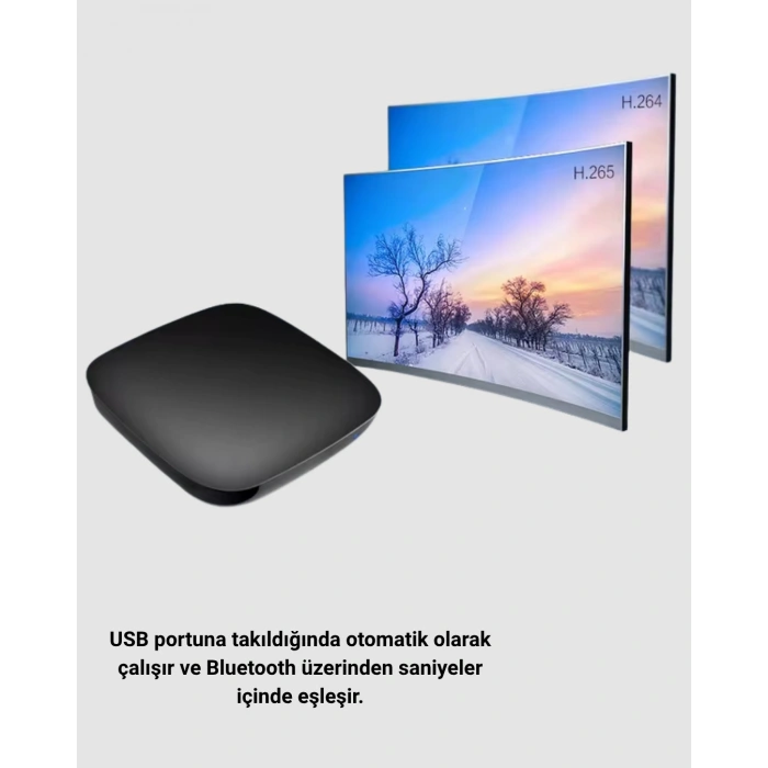 Nevamel Android Auto Kablosuz Adaptör Bluetooth 5.0 ve 5.8GHz WiFi Destekli