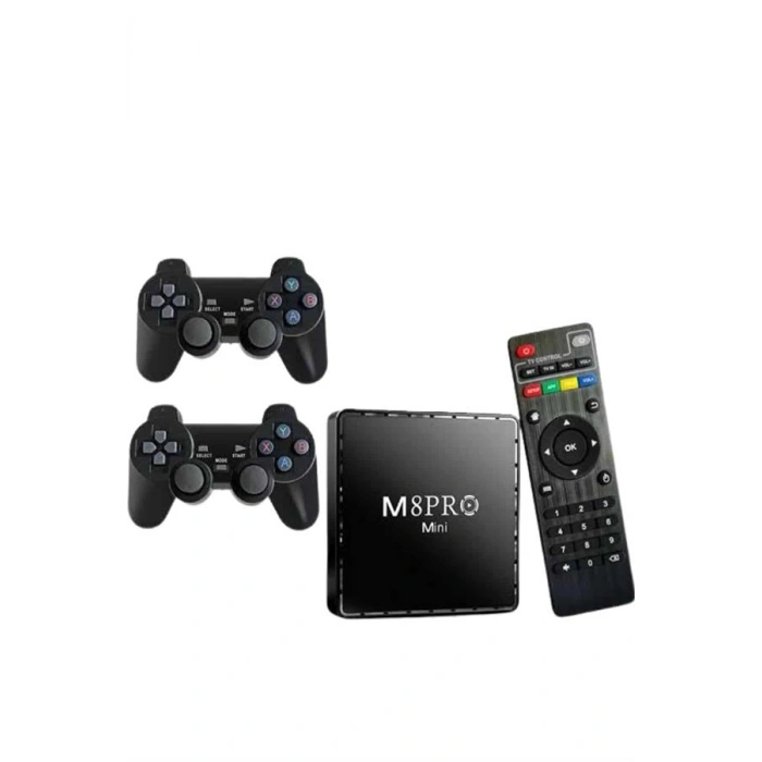 Nevamel Android Tv Box 2.4g 10k Ultra Hd 2gb Ram 64gb Hafıza 10000 Retro Oyunlu Konsol Game Stick M8 Pro