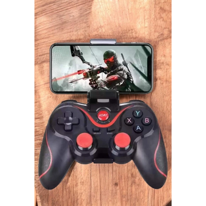 Nevamel Android Uyumlu Gamepad X3 Game Stick Oyun Kolu Bluetooth Bağlantılı
