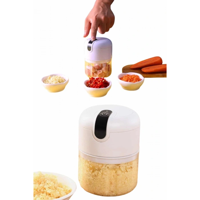 Nevamel® Anneler Gününe Özel Hediye El Rondosu Doğrayıcı Şarjlı Taşınabilir