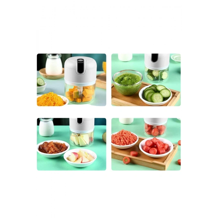 Nevamel® Anneler Gününe Özel Hediye El Rondosu Doğrayıcı Şarjlı Taşınabilir