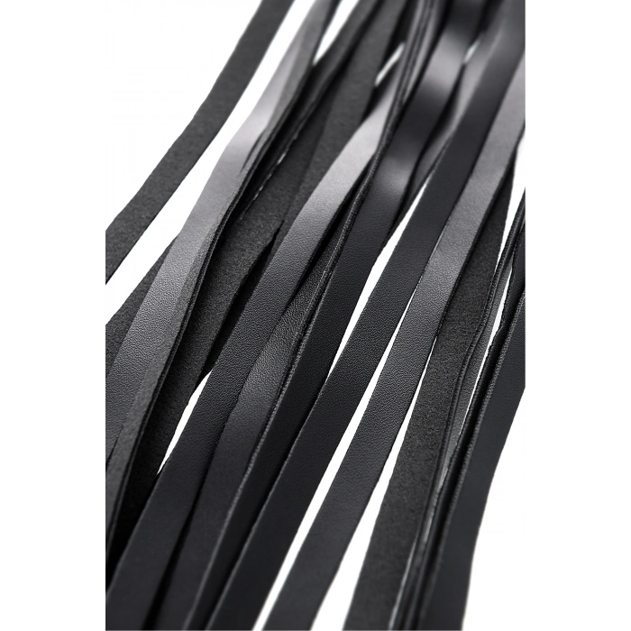 Nevamel® Anonymo Bdsm Kırbaç #0005 , Pu Deri, Siyah, 64 Cm (Kod:0005)