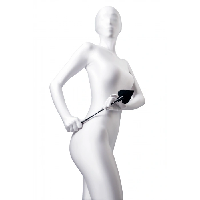 Nevamel® Anonymo Bdsm Kırbaç #0007 , Pu Deri, Siyah, 36 Cm (Kod:0007)