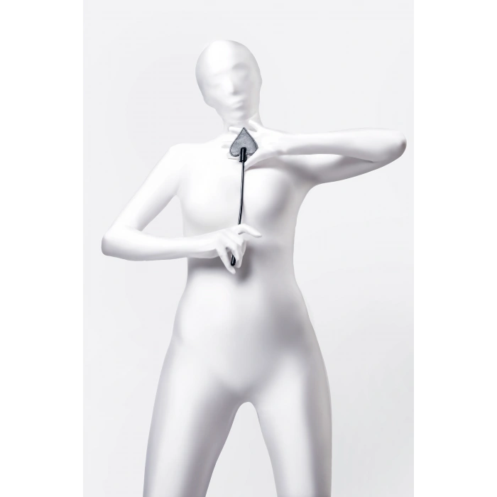 Nevamel® Anonymo Bdsm Kırbaç #0007 , Pu Deri, Siyah, 36 Cm (Kod:0007)