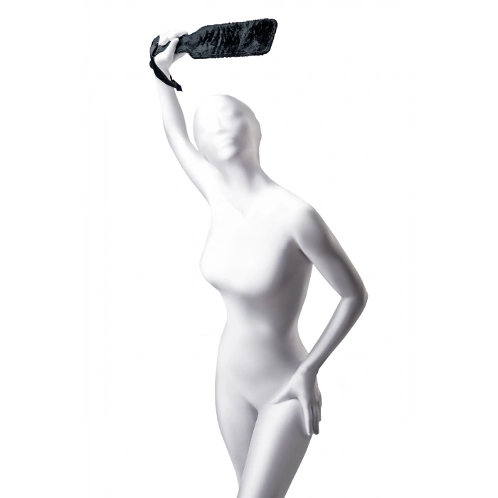 Nevamel® Anonymo Bdsm Kırbaç #0008 , Pu Deri, Siyah, 35 Cm (Kod:0008)