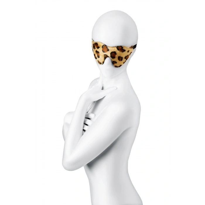 Nevamel® Anonymo Bdsm Maske #0202, Pu Deri, Baskılı, 26 Cm (Kod:0202)