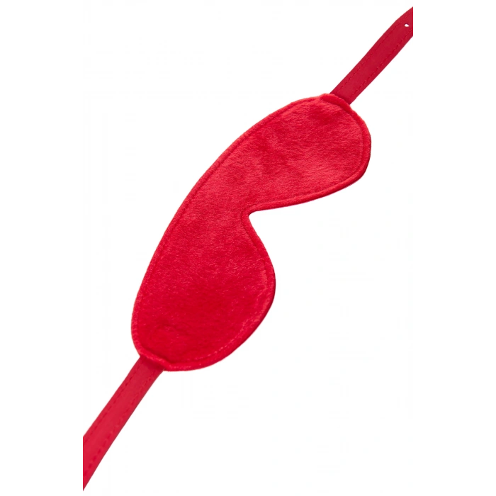 Nevamel® Anonymo Bdsm Maske, Pu Deri, Kırmızı, 65 Cm