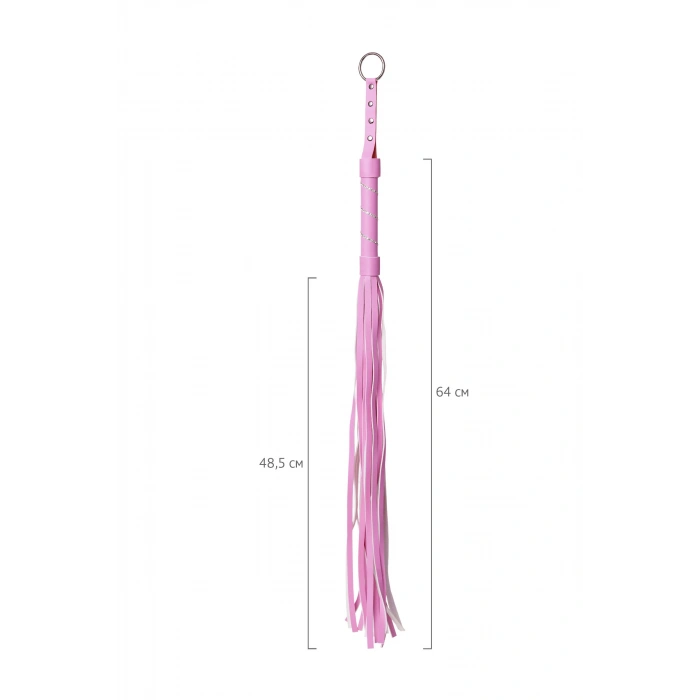 Nevamel® Anonymo Deri Kırbaç #0006, Pu Deri, Pembe, 64 Cm (Kod:0006)