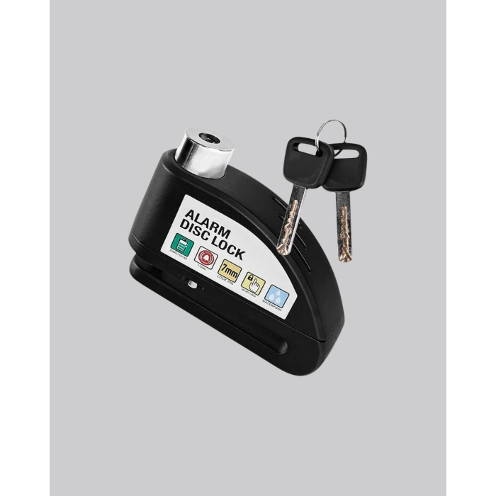 Nevamel® Anti Hırsızlık 110 dB Alarm Disk Fren Kilidi Suya Dayanıklı Çelik Güvenlik Kilidi