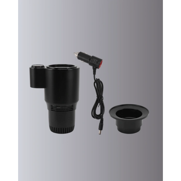 Nevamel® Araba Bardaklığı Isıtma Soğutma Ayarlı Çakmak Girişli Akıllı Model