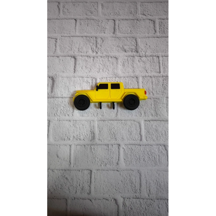 Nevamel® Araba Figürlü Duvar Anahtarlığı Ev ve Ofis İçin Dekoratif Tasarım