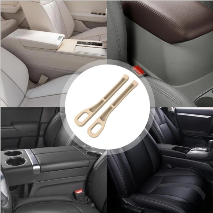 Nevamel Araba Koltuk Arası Düzenleyici Krem Renk