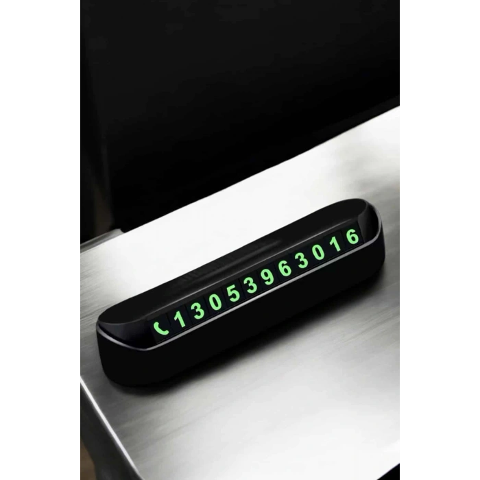 Nevamel Araba Park Numaratörü Araç İçi Numaralık Değiştirilebilir Çevirmeli Mini