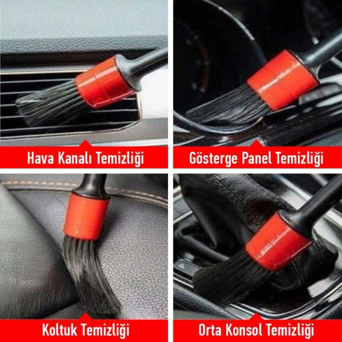 Nevamel Araç Detay Temizlik Fırçası Seti