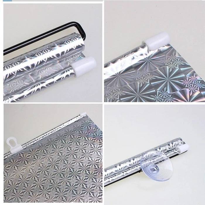 Nevamel Araç İçi Araba Güneşliği Oto Ön Cam Güneşlik Branda Katlanabilir Koruyucu Güneşlik 68 x125 Cm