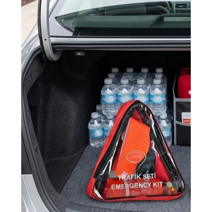 Nevamel® Araç İçi Güvenlik Trafik Seti Tam Donanımlı Acil Müdahale Kiti