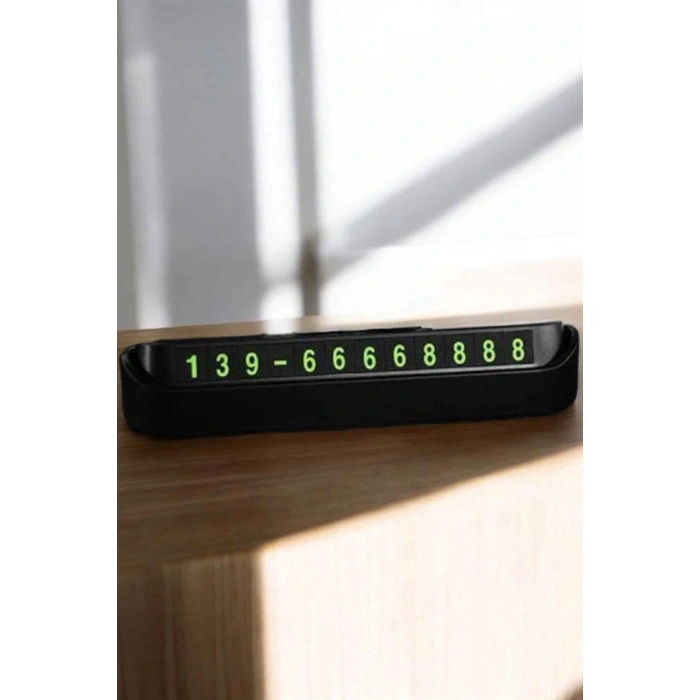 Nevamel Araç İçi Numaratör Numaralık Torpido Üstü Açılır Kapanır Telefon Numarası Bırakma