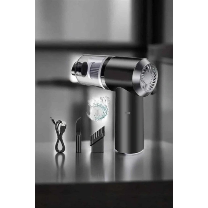 Nevamel Araç İçi Süpürge Filtreli Şarjlı Süpürge Vakumlu Yıkanabilir