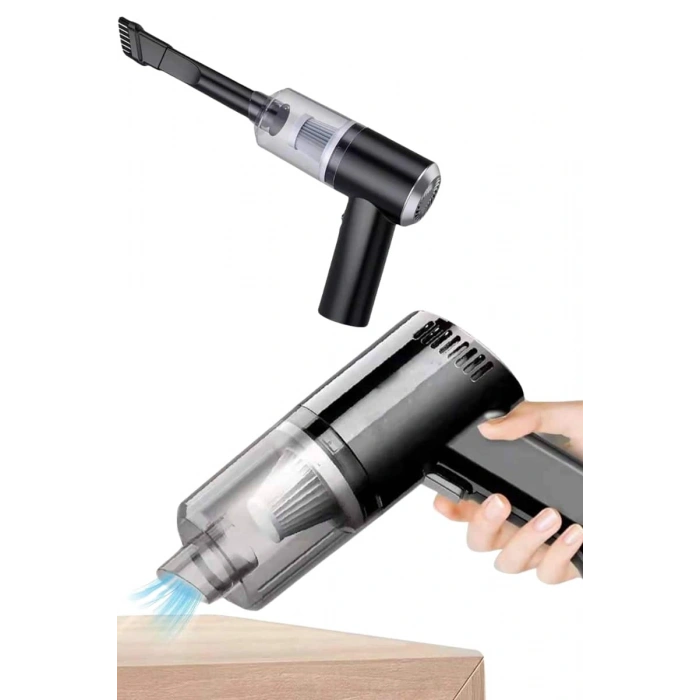 Nevamel Araç İçi Süpürge Kablosuz Şarjlı Elektrikli Süpürge Elde Taşınabilir