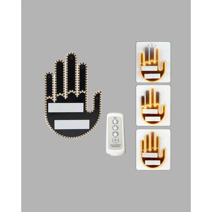 Nevamel Araç İçin Eğlenceli LED El İşareti Işığı