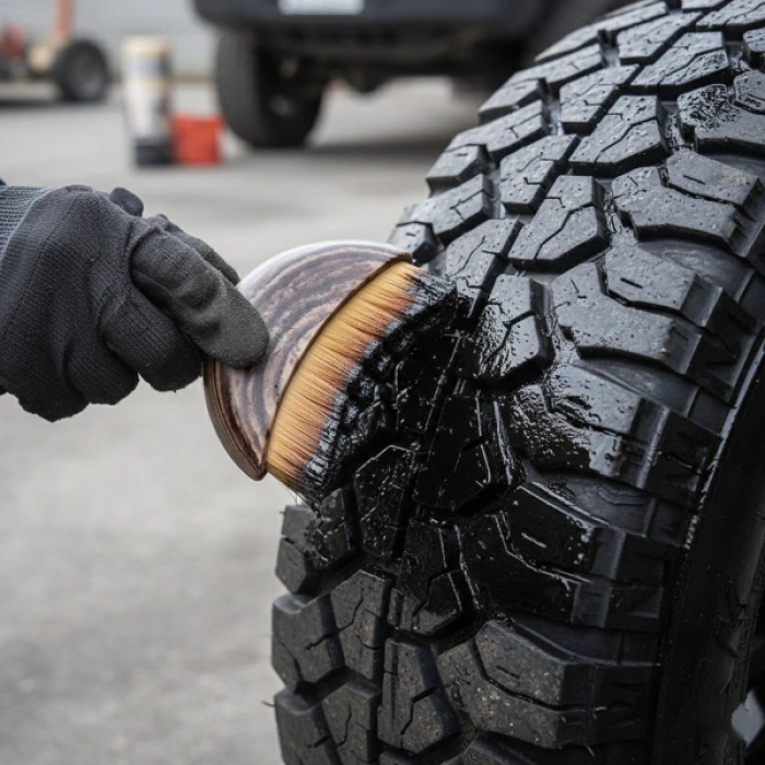 Nevamel® Araç Lastik Parlatma Fırçası