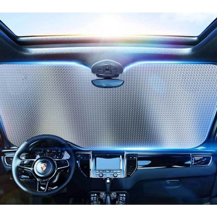 Nevamel Araç Ön Cam Güneşlik UV ve Isı Koruma Katlanabilir Toyota Corolla Skoda Superb Dacia Duster Ford Focus