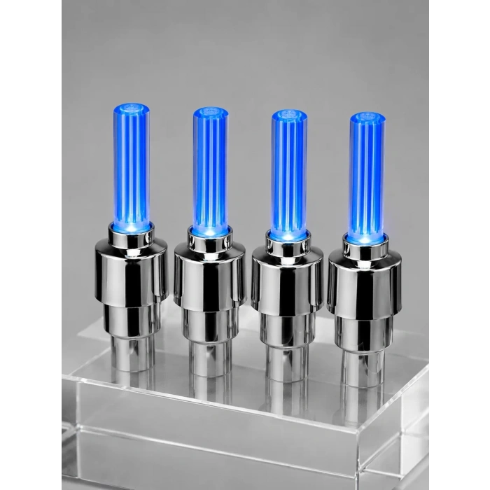 Nevamel® Araç Sibop Işığı 4lü Set Otomatik Yanan LED Lastik Aksesuarı
