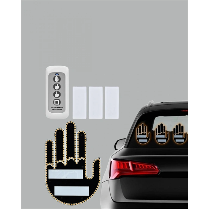 Nevamel Aracınız İçin Eğlenceli ve Güvenli İletişim: LED Jest Lambası Uzaktan Kumandalı Kolay Montaj