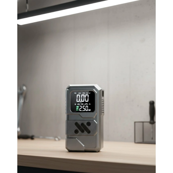 Nevamel® Araçlar İçin Akü Takviye Lastik Şişirme ve Powerbank Cihazı