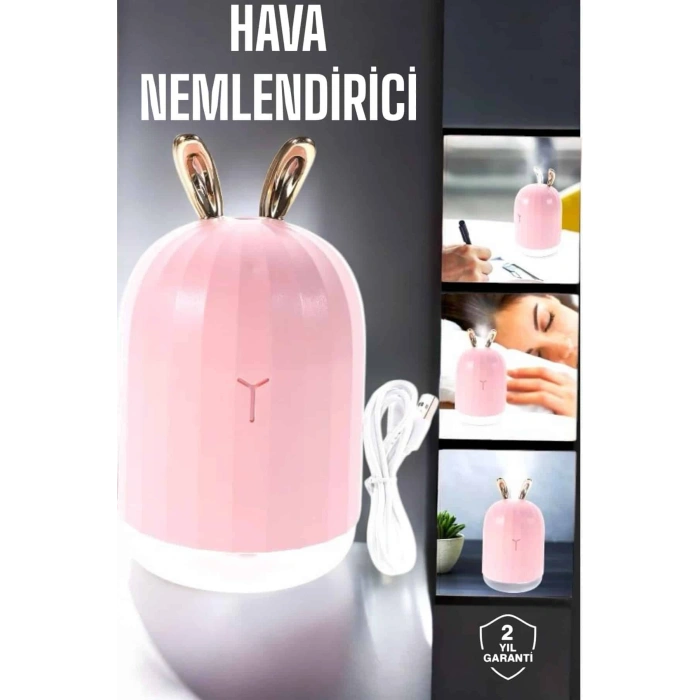 Nevamel Aromaterapi Hava Temizleyici Buhar Makinesi Taşınabilir Şarjlı