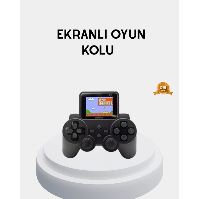 Nevamel Atari S10 Retro Oyun Konsolu – 520 Nostaljik Oyun TV Bağlantılı Şarjlı ve Taşınabilir